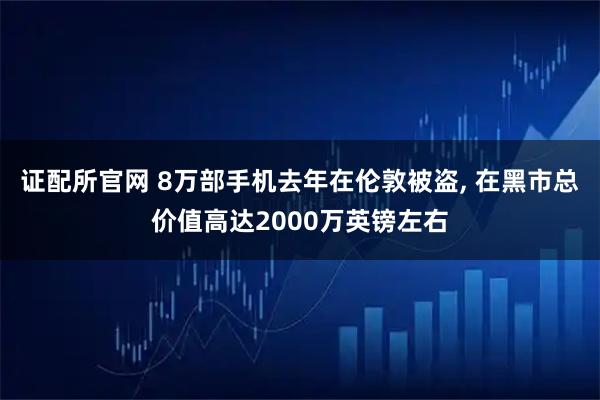 证配所官网 8万部手机去年在伦敦被盗, 在黑市总价值高达2000万英镑左右